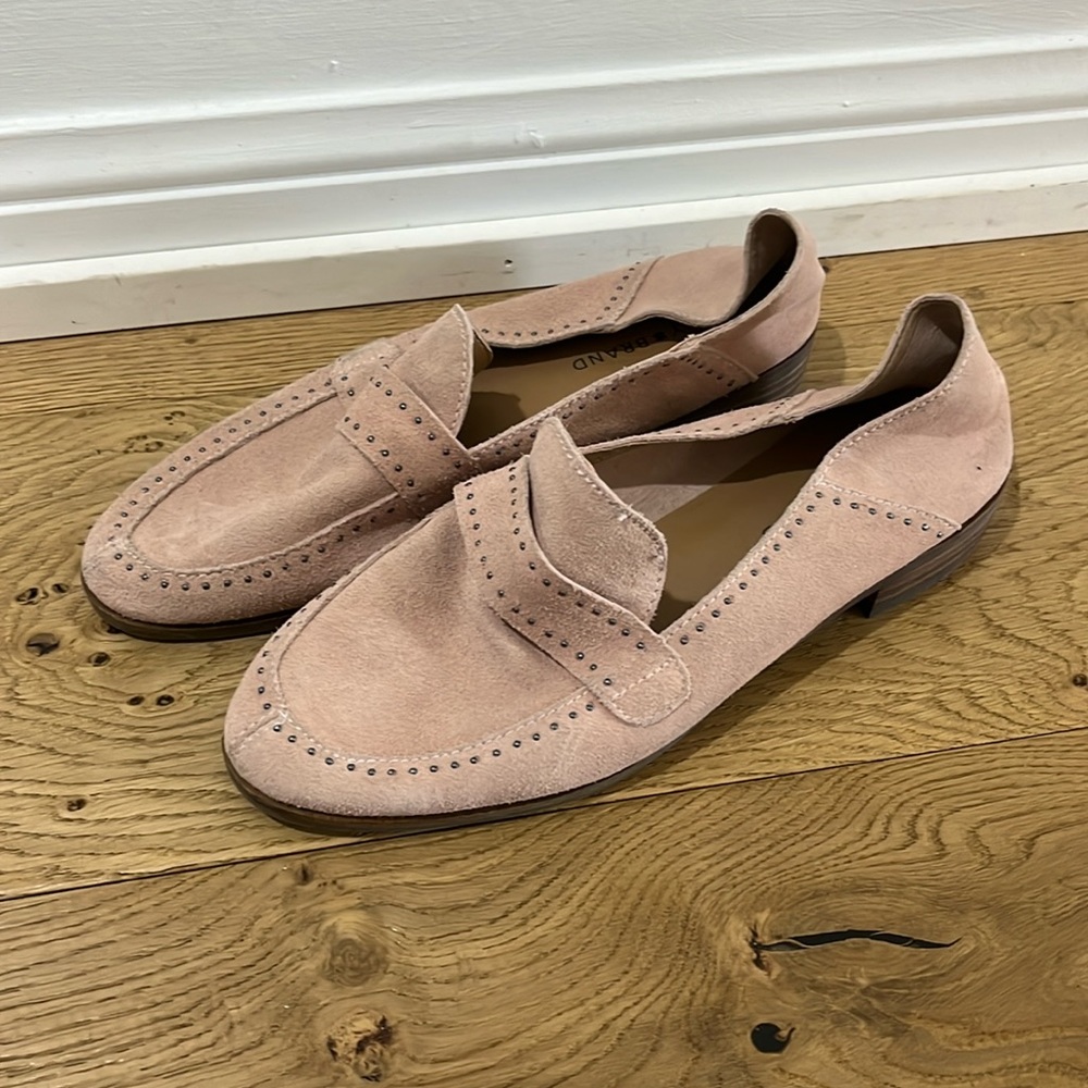 CLEARANCE Lucky Brand Pink Suede Leather Loafer Size 9